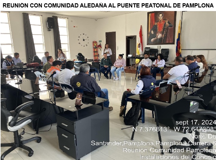 REUNIÓN CON COMUNIDAD ALEDAÑA AL PUENTE
